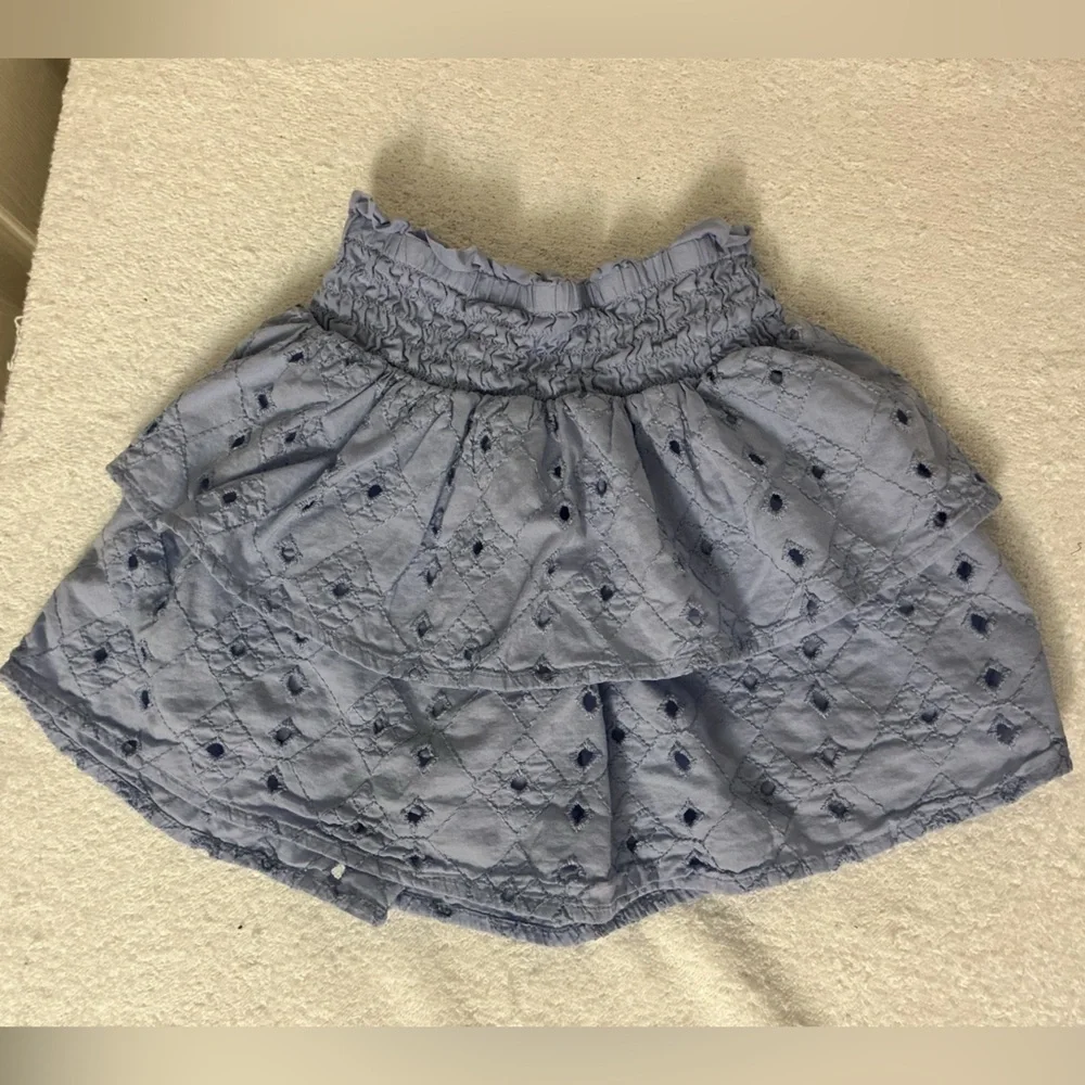 Abercrombie Kids Silver Layered Skirt